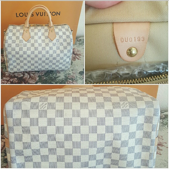 Authentic Louis Vuitton Speedy 30 Azur Bandouliere - Picture 7 of 7